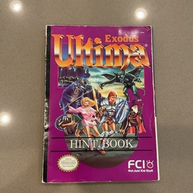 LOOSE PAGES Ultima Exodus Hint Book Nintendo, 1989 Vintage NES Strategy Guide