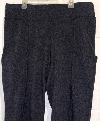 Maurices In Motion Activewear Pants Gray Pull on Boot Cut Pockets size 3 3X NWT - Image 1 of 4