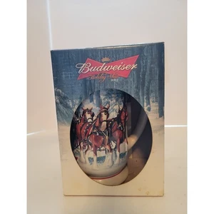 NIB Collectible Budweiser Clydesdale Holiday Steins, Year 2007 - Picture 1 of 11