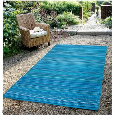 Durable Reversible Outdoor Area Rug - Waterproof & Fade Resistant 5 x 8 ft - Image 1 of 4