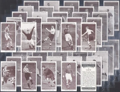 CHURCHMAN-FULL SET- ASSOCIATION FOOTBALLERS 1939 (2ND 50 CARDS) MATTHEWS SHANKLY - Image 1 of 4