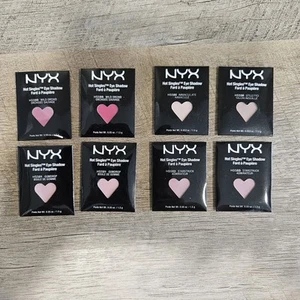 Mix Lot of 8 NYX Hot Singles Eye Shadow Refills HSS 01 x2, 03 x2, 05 x2, 38, 85, - Picture 1 of 11