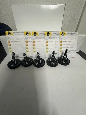 Marvel Heroclix Chaos War Masque duplicate Lot  (x5)  #007 W/ Cards! - Image 1 of 3