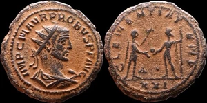 Roman Empire coin Probus Antoninianus Antioch 278 AD Δ XXI Clementia TEMP. #1640 - Picture 1 of 1