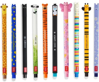 Legami 10er-Set löschbare Gelstifte inkl. Monster - Bild 1 von 4