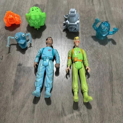 Vtg Real Ghostbusters Action Figure Winston & Egon Kenner 1990 W/accessories - image 1 of 4