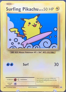 Pokémon Surfing Pikachu 111/108 XY Evolutions Secret Rare NM - Picture 1 of 2