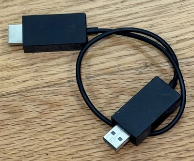 Microsoft Wireless Display Adapter 1733 P3Q-00001 Used No Box - Image 1 of 2