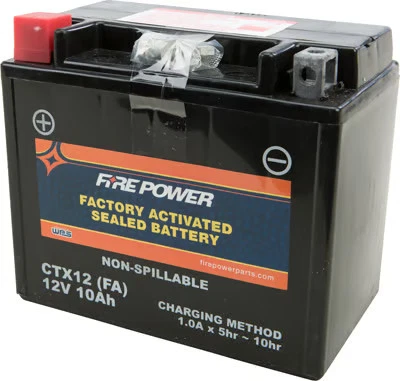 Fire Power Factory Activated Maintenance Free Sealed Batteries CTX12-BSFA - Image 1 of 3