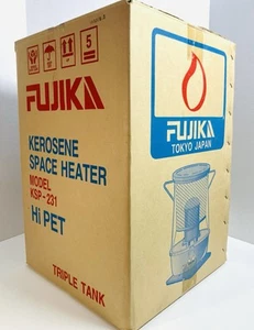 Brand New & Rare FUJIKA Hi PET Kerosine Space Heater Model KSP-231 ~ New In Box! - Picture 1 of 17
