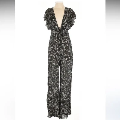 Stone Cold Fox Monochrome polka dot  Speckled Jumpsuit size small - Image 1 of 4