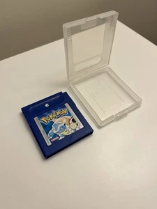 Genuine Pokemon Blue Nintendo Game Boy Game. Original Battery. Tested - Picture 1 of 1