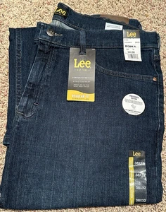 Lee Jeans Herren 38x32 Comfort Stretch Regular Fit Straight Leg Blau - Bild 1 von 11