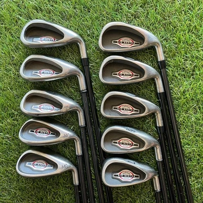 Juego de hierros Callaway Big Bertha 2002 3-Pw Gw Sw grafito flexión regular empuñaduras nuevas Foto 1 de 4
