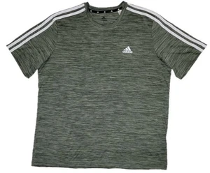 Camicia uomo Adidas Primegreen Aeroready 3S taglia XL nuova palestra corsa abbigliamento attivo - Foto 1 di 11