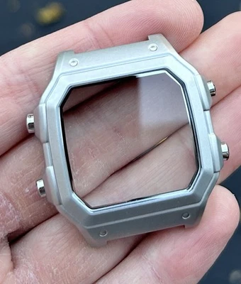 Nueva caja de acero inoxidable mate para módulo Casio AE-1200 Foto 1 de 4