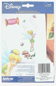 Janlynn Disney Fairies Tinker Bell Stamped Cross Stitch Pillow Case Kit #1135-24 - Picture 1 of 3