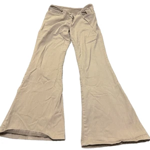 579 Jeans Beige Women's Womens Wide Leg Coin Pockets Zipper Button Comfort Fit - Picture 1 of 11