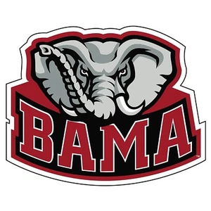 ALABAMA CRIMSON TIDE Large 12" BAMA Magnet - Picture 1 of 1