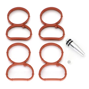 ADECUADO PARA BMW 2.0d N47JUEGO DE TAPONES DE PERSIANA + JUNTAS PUENTE DE ASPIRACIÓN - Imagen 1 de 9