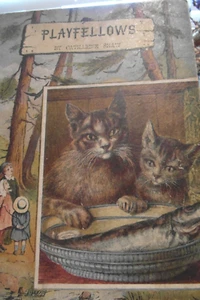 Playfellows by Catherine Shaw.1887 - Picture 1 of 7