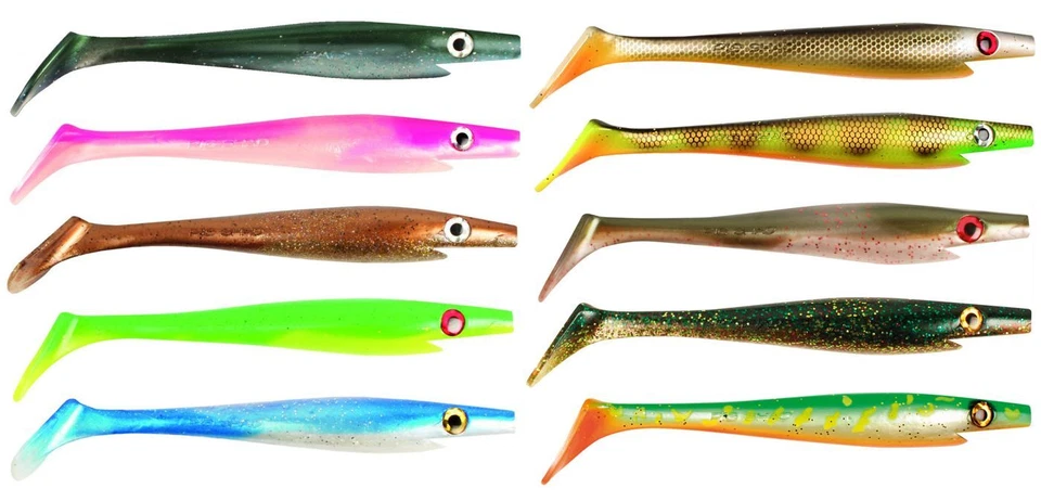 Strike Pro Pig Shad 23cm 90g - Gummifisch zum Hechtangeln, Gummiköder Hechtköder - Bild 1 von 1