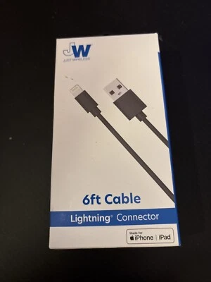 Conector Lightning com cabo de 6 pés feito para iPhone/ipad apenas sem fio - Imagem 1 de 2