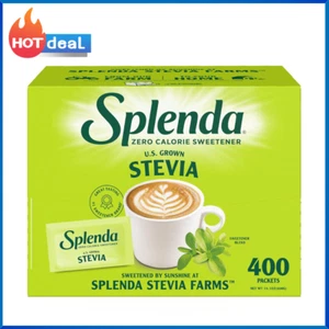 SPLENDA Stevia Zero Calorie Sweetener, Sugar Substitute Packets, 400 Count - Picture 1 of 5