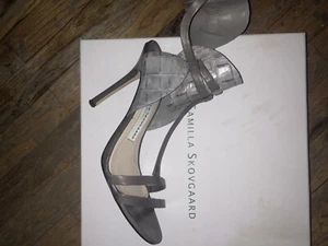Camilla Skovgaard Womens Open Toe Stiletto Pumps Size 36.5 - Picture 1 of 6