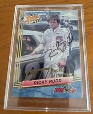 Rare Ricky Rudd Wheels Rookie Thunder Rookie Of The Year 1977 Card #19