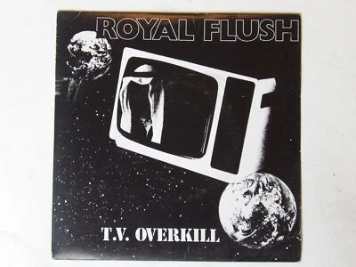 Royal Flush:   T.V. Overkill  1987  EX+  7″ - Image 1 of 4