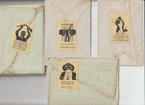 Sobres postales propaganda contra la guerra años 30W.Dh Nederland - Imagen 1 de 1
