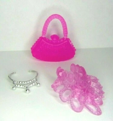3 Acessórios de Moda Barbie da X7866 2013 Bom Usado Por Favor Leia - Imagem 1 de 4