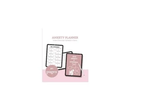 Self-Care & Anxiety Relief Digital Planner 61 pages - Picture 1 of 4