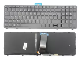 DE Schwarz Tastatur Keyboard mit Beleuchtung kompatibel für HP ZBook 15 G2 - Bild 1 von 7