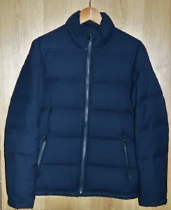 Banana Republic Cordura Quilte Down Puffer Jacket Navy Blue - Size Small - Picture 1 of 7