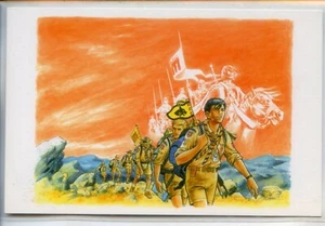 CARTE POSTALE Bernard Dufossé - Iaume le Preux - Ed. de la Licorne - Scouts - Picture 1 of 2