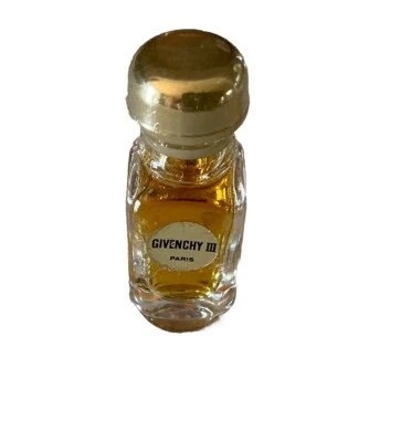 Givenchy III Paris Perfume Vintage 0.13oz / Botella 4 ml Nuevo Foto 1 de 3