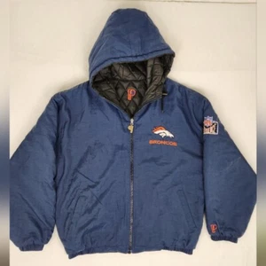Denver Broncos Pro Player Reversible Vintage Jacket - Picture 1 of 12