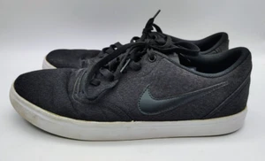 NIKE SB Check Solar Soft Mens Sz 11 Charcoal Canvas Skateboard Shoes 843896-007 - Picture 1 of 7