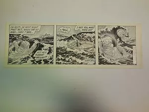 Arte de tira cómica diaria original Leonard Starr 1984 - Imagen 1 de 6