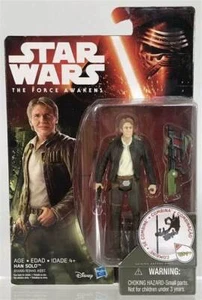 HAN SOLO Hasbro Star Wars The Force Awakens 3.75" figure Jungle Mission NEW - Picture 1 of 5