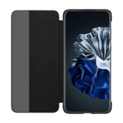 Оригинальный кожаный откидной чехол для Huawei P60 Pro P60Pro чехол Smart вид окна - Изображение 1 из 4