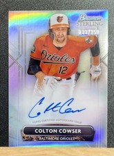 2022 Bowman Sterling Prospect Auto Colton Cowser Silver Refractor. /150 (AU,RC)