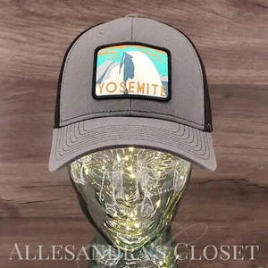 ParkHats Hat Baseball Cap Snap Back Charcoal Black Yosemite National Parks! - Picture 1 of 7