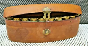 Ancienne Cartouchière de Chasse Napoléon 1857 Empire Breveté Gévelot & Gaupillat - Bild 1 von 12