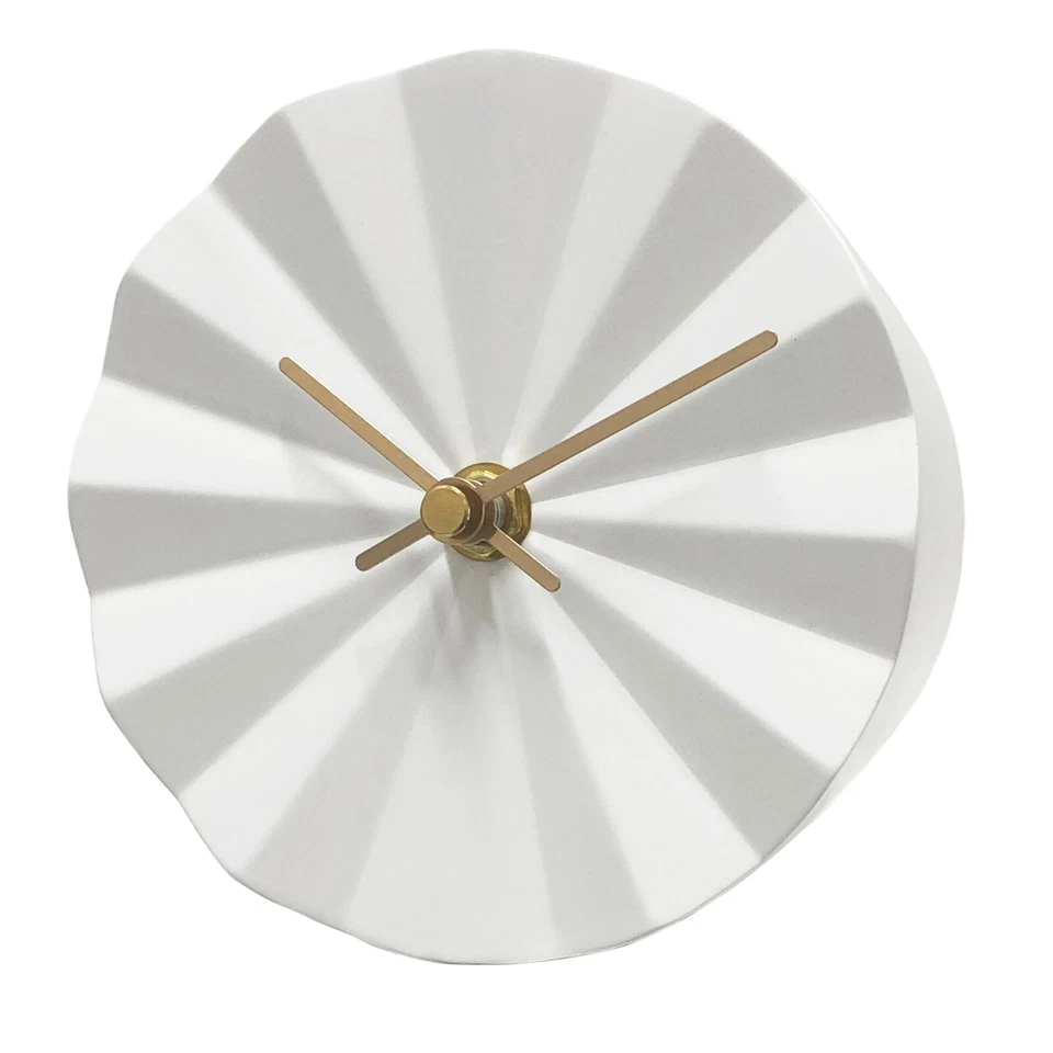 Acctim Layla Mantel Clock Contemporary Resin Quartz Brass Hands Energy Efficient - Image 1 of 1