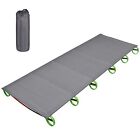 Foldable Travel Cot Lightweight Aluminum Frame Cross Bars For Extra Support