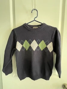Urban Pipeline Youth Teen Boys Kids Size Small 8 Navy Argyle sweater Gently used - Picture 1 of 8