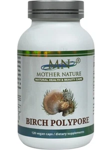 Mother Nature Birch Polypore Mushroom Gut Health Supplement with Beta-Glucans - Picture 1 of 6